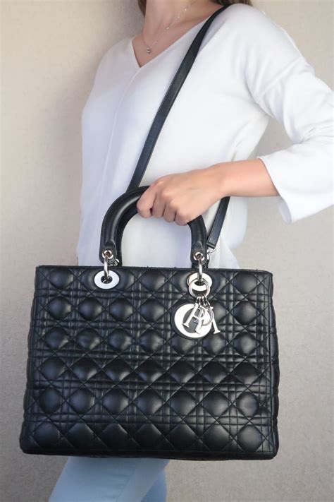 large lady dior lambskin bag|Dior cannage lambskin.